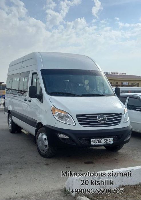 Mikroavtobus va avtobuslar xizmati Buxoro