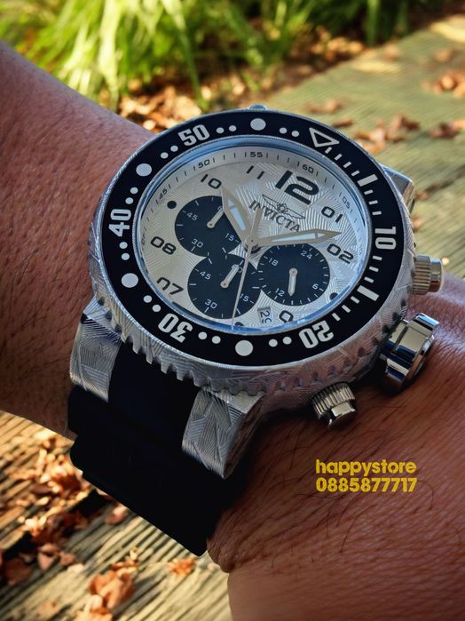INVICTA Hummer Silver 52 mm, Инвикта нов мъжки часовник