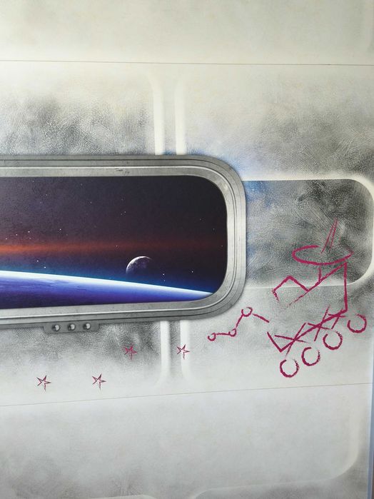 Детска стая космос, гардероб и легло MISSION MARS