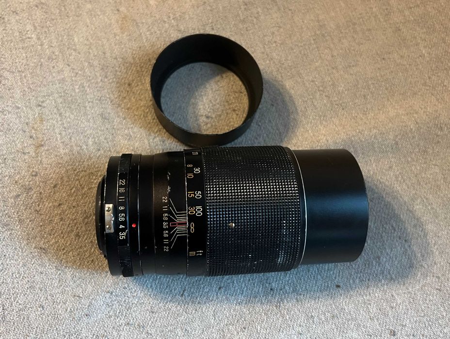 Obiectiv Auto Kenlock 200mm f3.5 M42 manual focus tele Japan