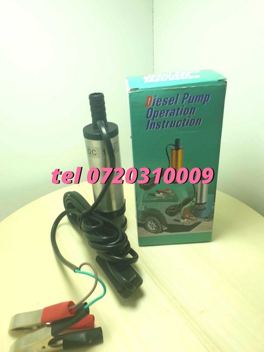 Unitate Transfer Orice Lichid Transfer 12V Submersibila 12V 12 L / Min , 38Mm , Mutare Combus Alimentare 12V Auto Conform Specificatiilor Din Titlu