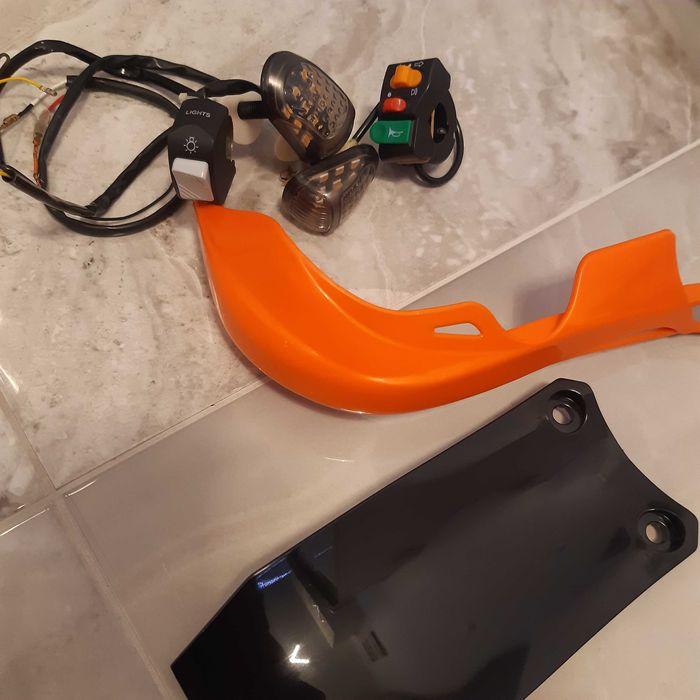 СЕТ  гард протекто кормило и копче ,прекъсвач светлини,  перка