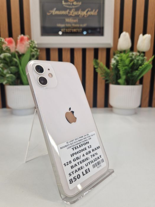 Iphone 12 128GB / 4GB RAM 76% Baterie Garantie! #56242