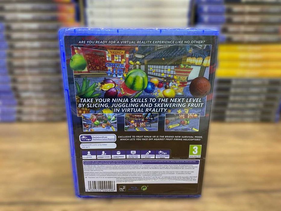 Новый Fruit Ninja VR для PS4 VR/ Игры для Пс4 Вр
