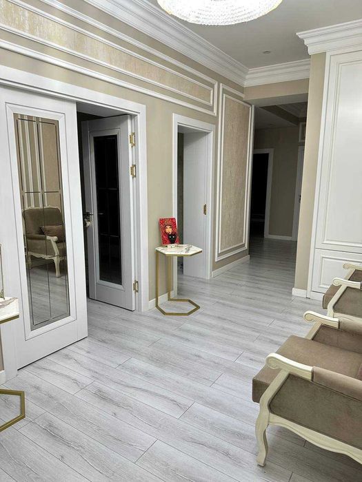 4-комнатная с ремонтом, 117м², 2 санузла, Мирабад, Нукусская`