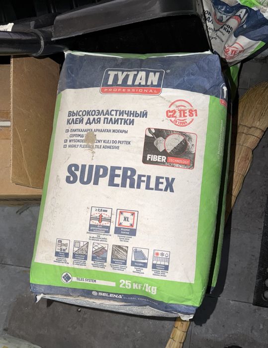 Клей для кафеля  и цемент