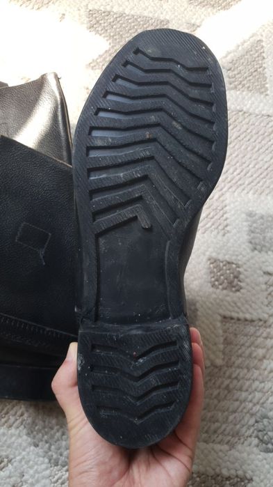 Сапоги мужские кожаные