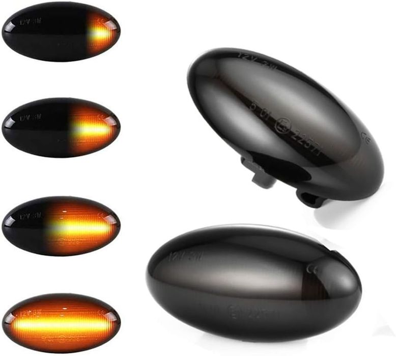 Set semnalizari led dinamice Peugeot 206/307/407 Citroen C1 C2 C3 C5