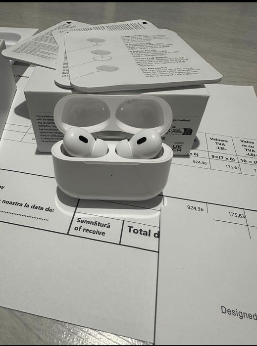 Apple AirPods Pro 2 Originale – Ofertă Limitată, ANC,cadou ideal!