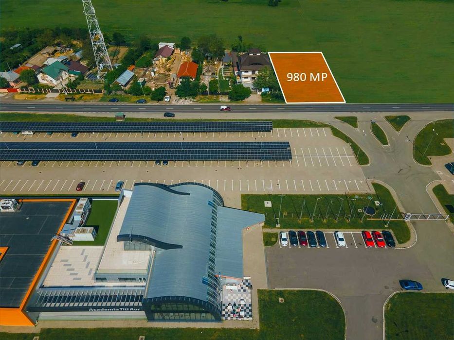 Teren comercial Crevedia, vizavi de Titi Aur, deschidere la DN1A