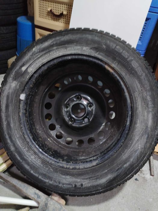 Set 4 roți, anvelope și jante de iarnă