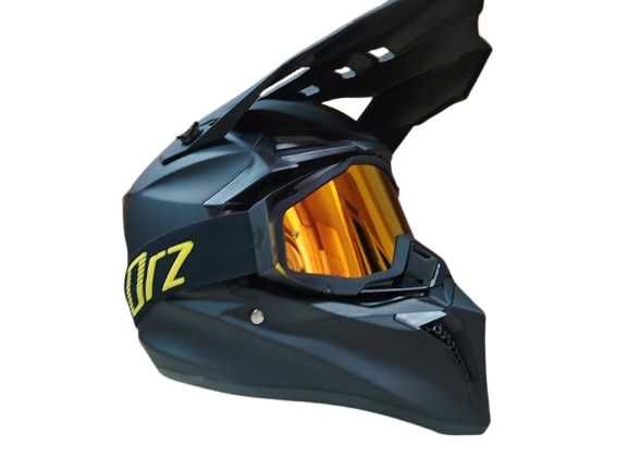 Каска Крос Мотор/Скутер/Бъги/Вело/АТВ + Очила -195-3