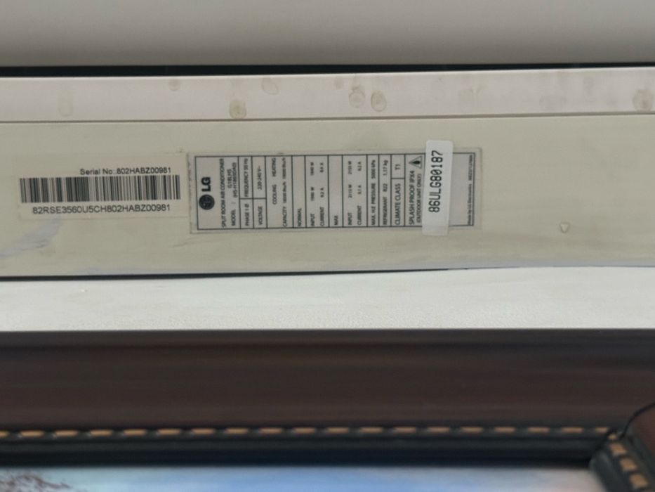 LG kanditsioner 18 talik hamma joyi ishliydi