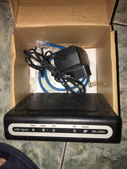 Модем проводной D-Link DSL-2500U