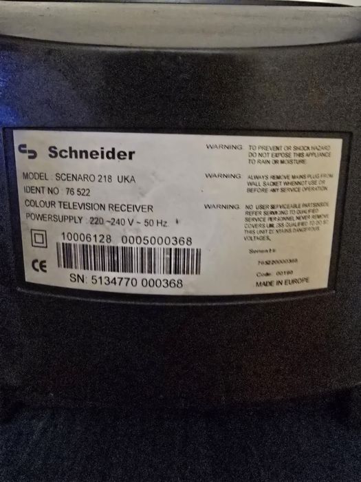 Televizor Schneider Model SCENRAO 218 UKA TV