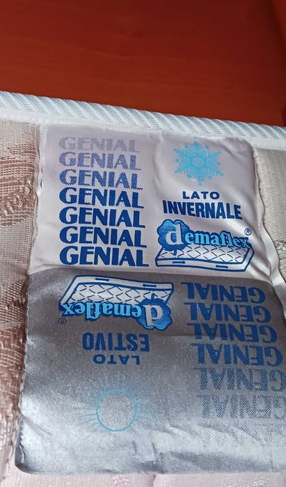 Продавам двулицев матрак Genial Demaflex 180/200/18