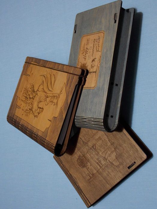 2 cutii pentru cadouri si agenda,caseta lemn prelucrat laser