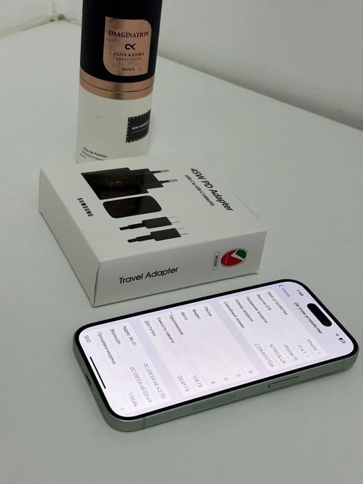 iPhone 15 - 128 xotira ixcham tel soraganla bosa hali yangi telefon