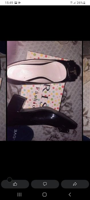 Pantofi de lac nr 36