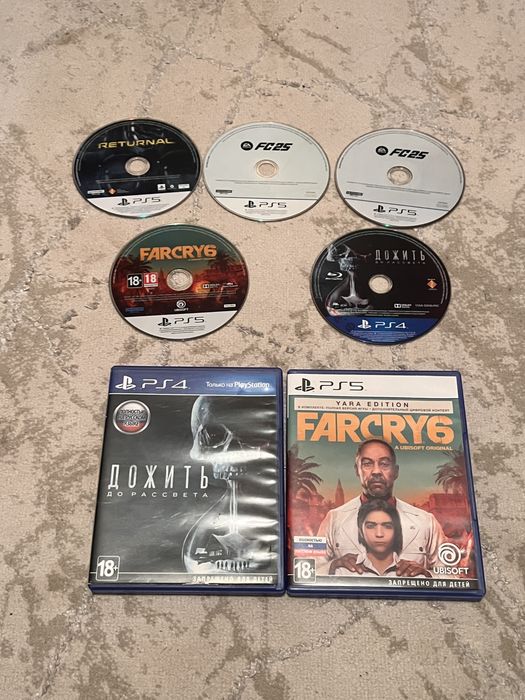 Диски ps5, ps4 в новом состаяныий