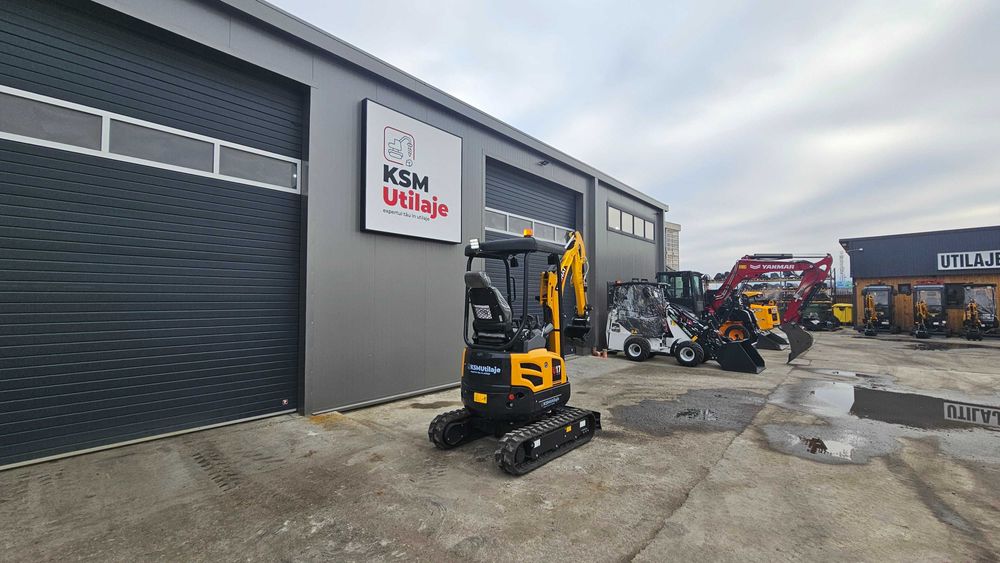 LICHIDARE STOC: Mini Excavator 1.8t Yuchai U17 + Pachet complet inclus | 3 Cupe • 5 Ani Garanție