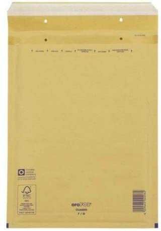 AROFOL 2FVAF000067, plic cu bule nr.7, 230 x 340 mm, maro, set 10 buc.