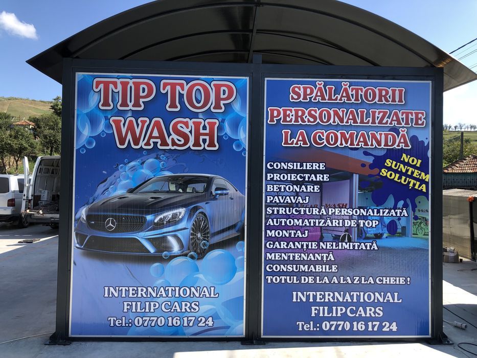 Spalatorie camioane si autoturisme cu fise, jetoane, bancnote