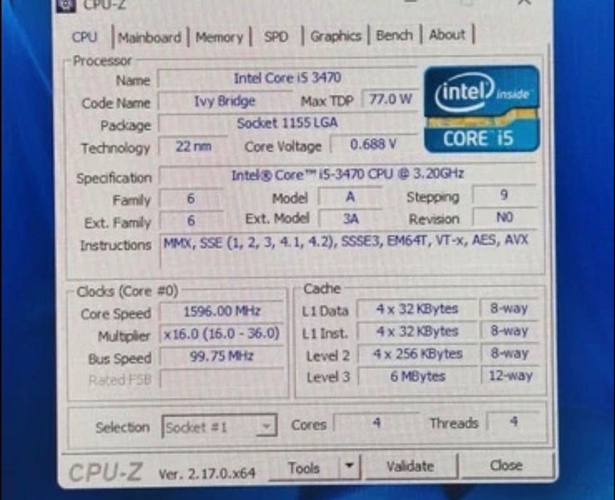 Procesor Intel i5-3470