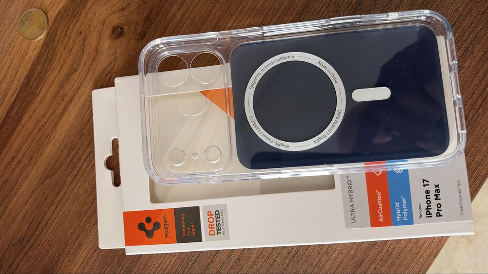 Vand husa Spigen Ultra Hybrid T albastru mat Iphone 17/18 Pro Max