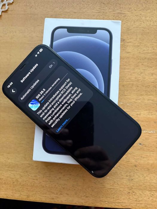 iPhone 12 Black | 256GB | Батерия 94% (191 цикъла) – КАТО НОВ!