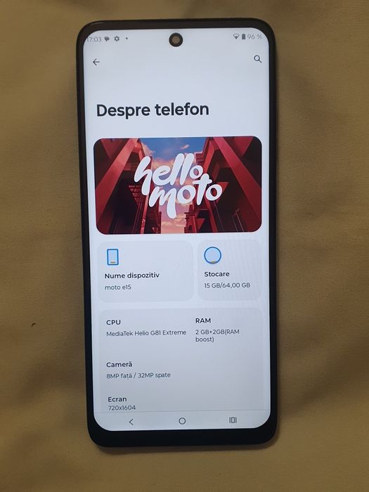 Motorola E 15 ..