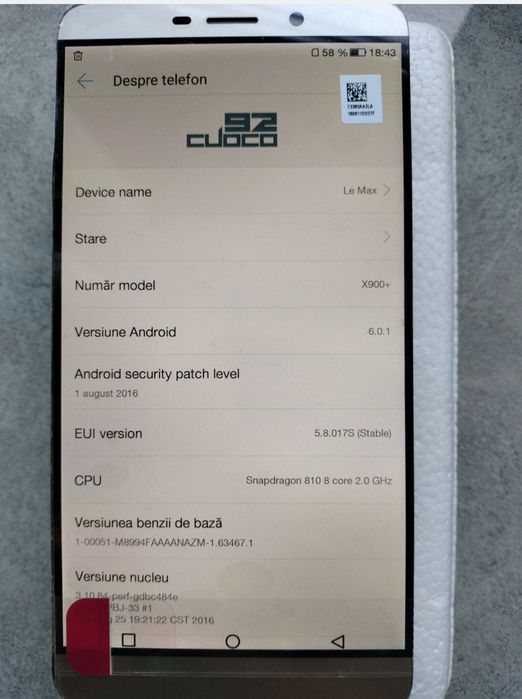 Display Letv X900