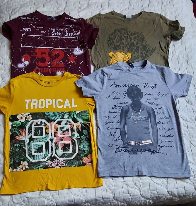 Летние вещи на мальчика 7-14 лет