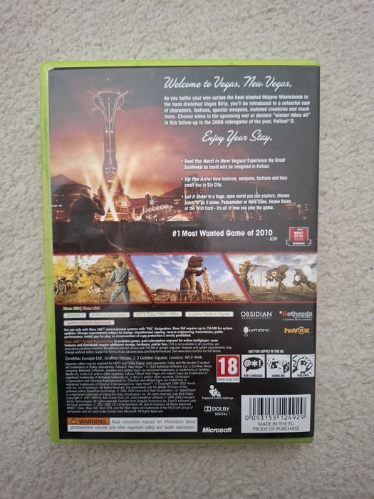 Xbox 360 Fallout: New Vegas
