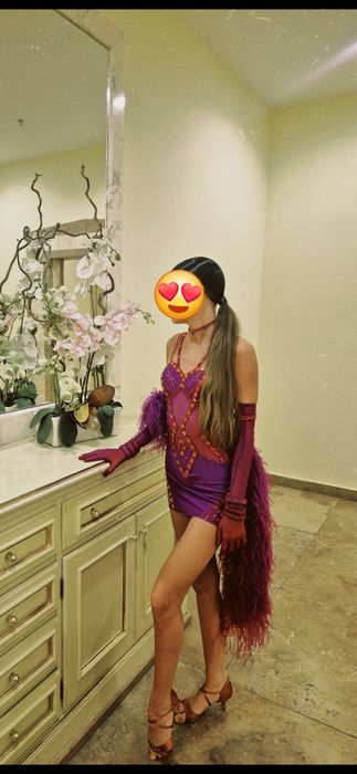 Платье для бальных танцев Юниоры 2