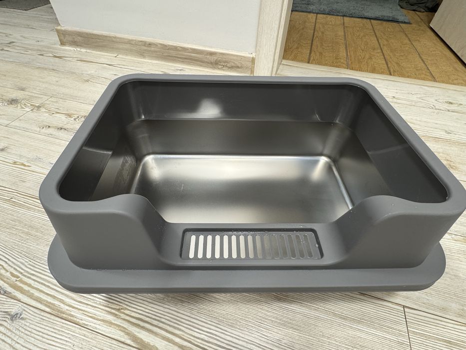 Dulap litiera + litiera inox mare SHAW