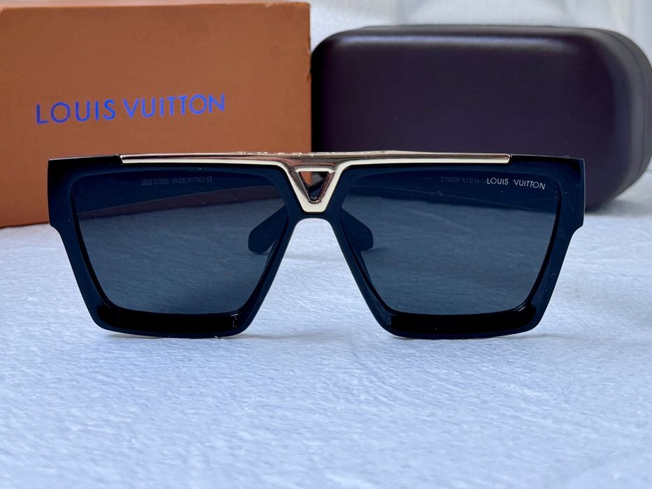 Мъжки слънчеви очила маска 2 цвята черни