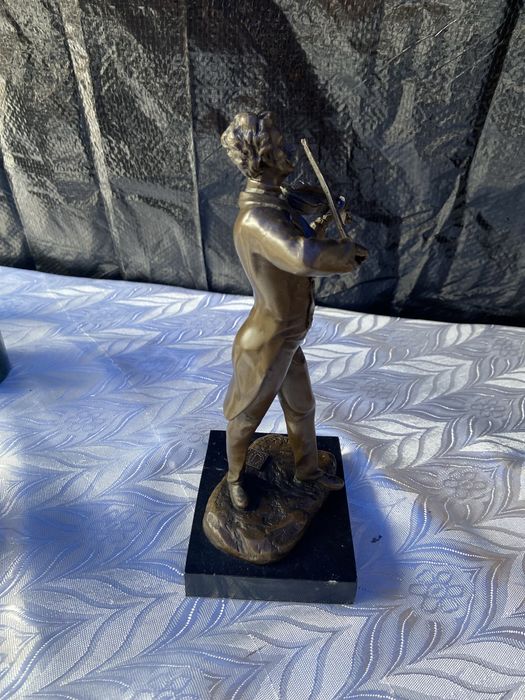 Statueta bronz Johann Strauss / 22 cm inaltime