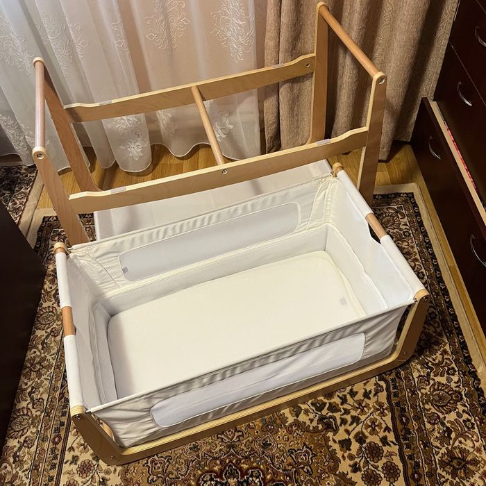 Snüz Pătuț pentru bebeluși SnuzPod 4 Natural