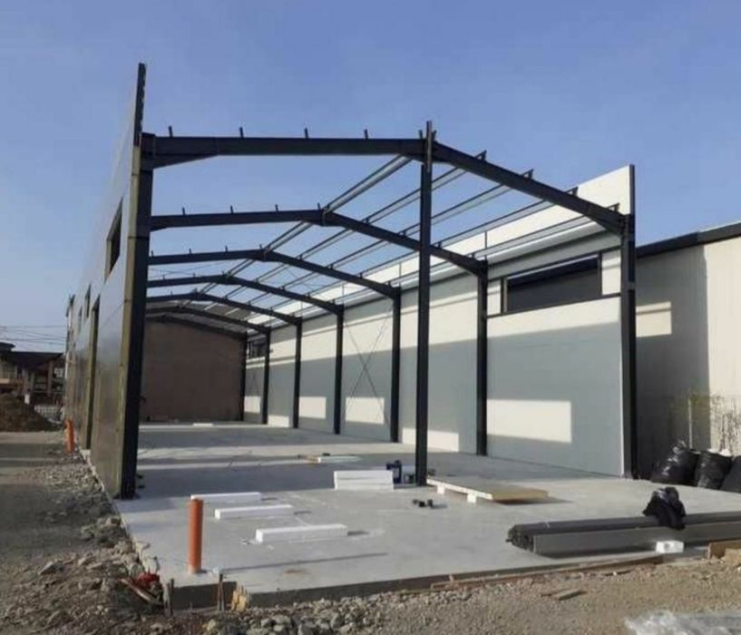 Vând hală metalică conform proiectului dvs lucrăm fără avans