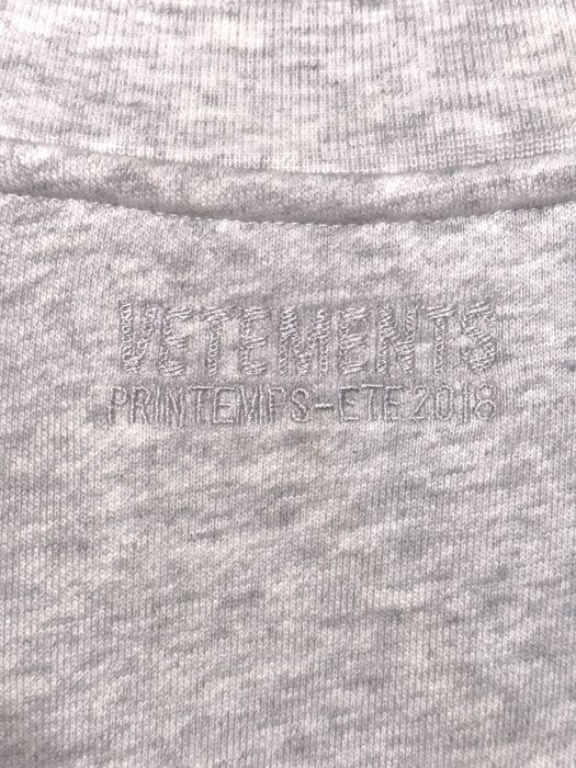 Vetements Unskinny Sweatshirt 2018