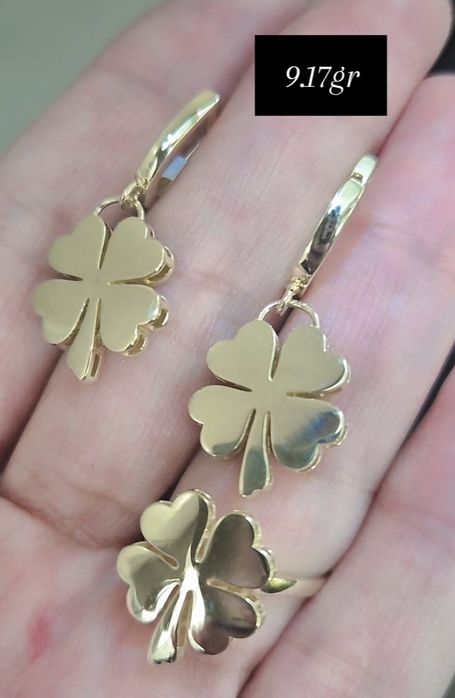 Золотой комплект       Клевер  585