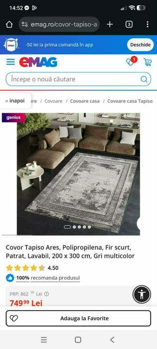 Vand covoare diferite mărimi și modele