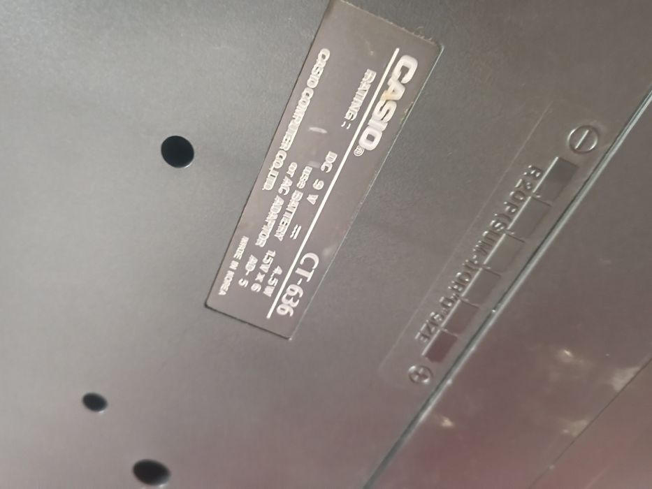 Casio ct 636 Tone Bank465 sound