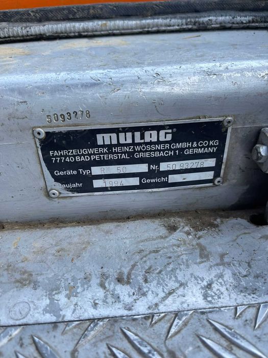 tocator resturi vegetale MULAG RM50 1990 si 1994
