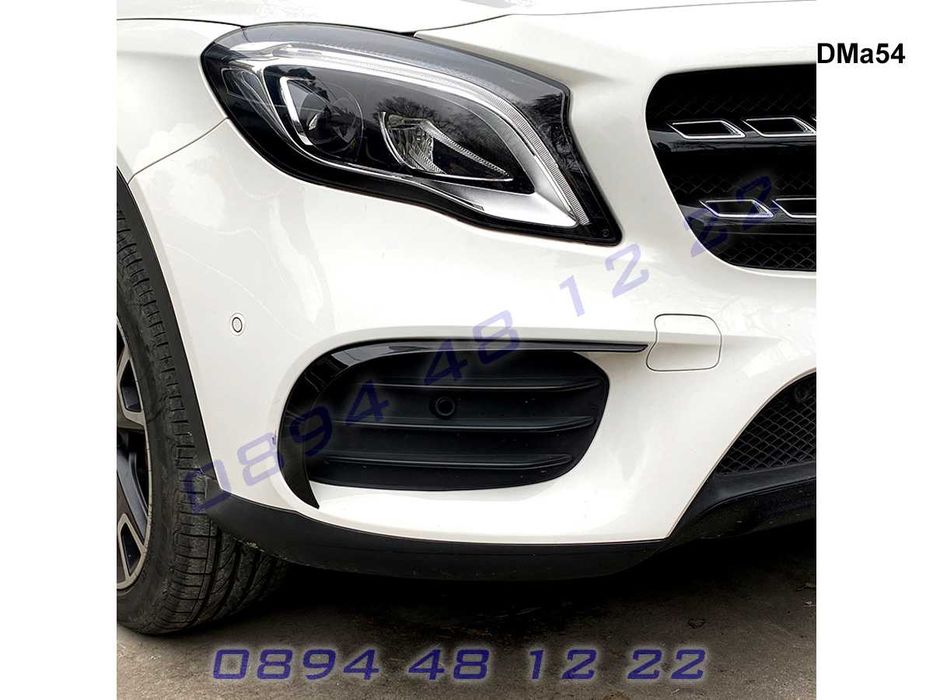Тунинг Добавка Сплитер Предна Броня Mercedes GLA X156 Мерцедес ГЛА