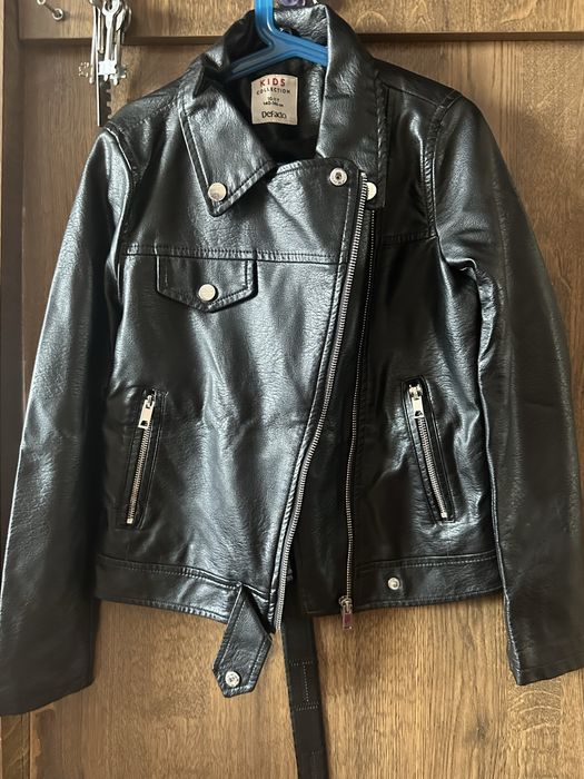 кожанная куртка детская