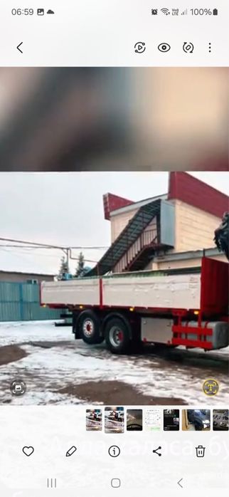 Борт кузов манипулятор