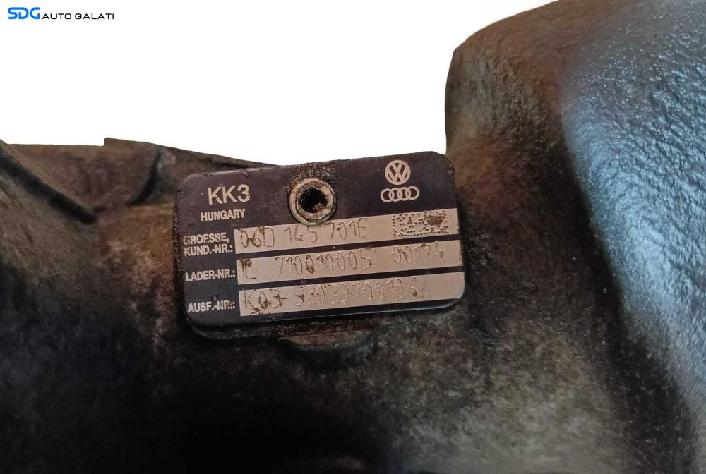 Turbo Turbina Turbosuflanta Audi A4 B7 2.0 TFSI 2005 - 2008 Cod 06D145701E [MX0242]