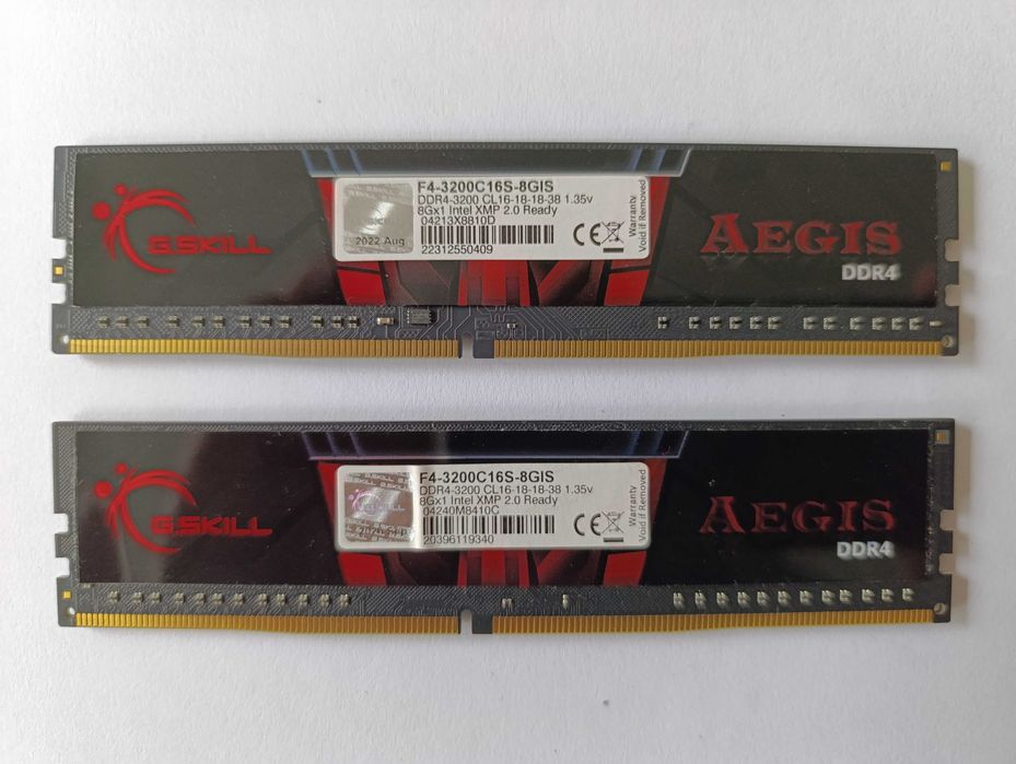 G.Skill Aegis DDR4 2x8GB